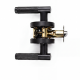 Ivanees Heavy Duty Privacy Leverset in Matte Black Finish with Concealed Screws