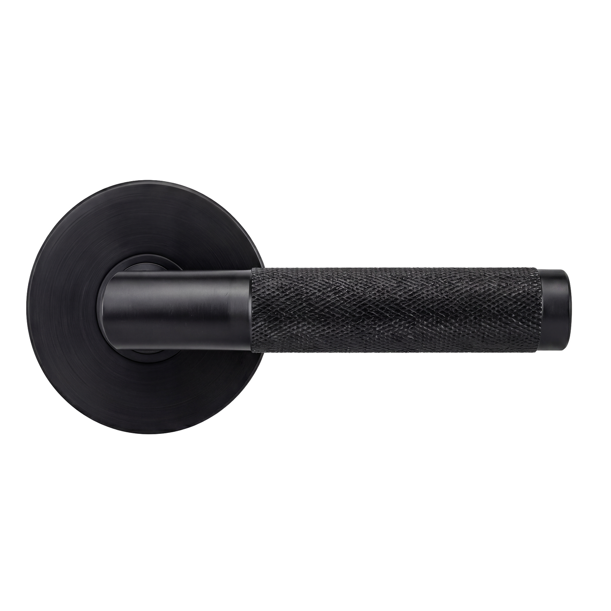 Ivanees Heavy Duty Passage Leverset in Matte Black Finish with Concealed Screws