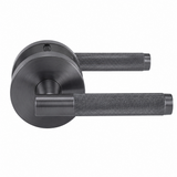 Ivanees Heavy Duty Passage Leverset in Brushed Gun Metal Finish with Concealed Screws