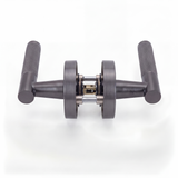 Ivanees Heavy Duty Passage Leverset in Brushed Gun Metal Finish with Concealed Screws