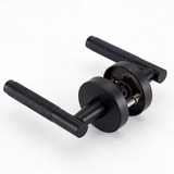 Ivanees Heavy Duty Passage Leverset in Matte Black Finish with Concealed Screws