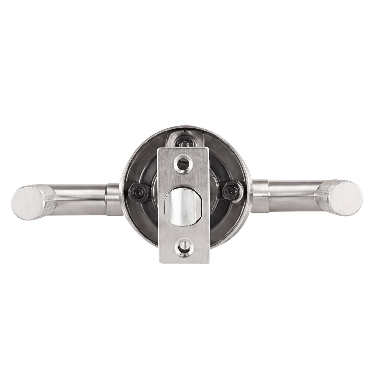 Ivanees Heavy Duty Privacy Leverset in Satin Nickel Finish with Concealed Screws