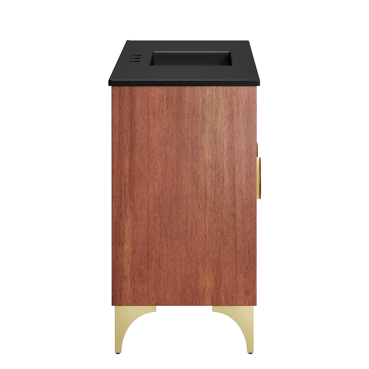 Daylight Freestanding Single Sink Bathroom Vanity with Ceramic Sink Top