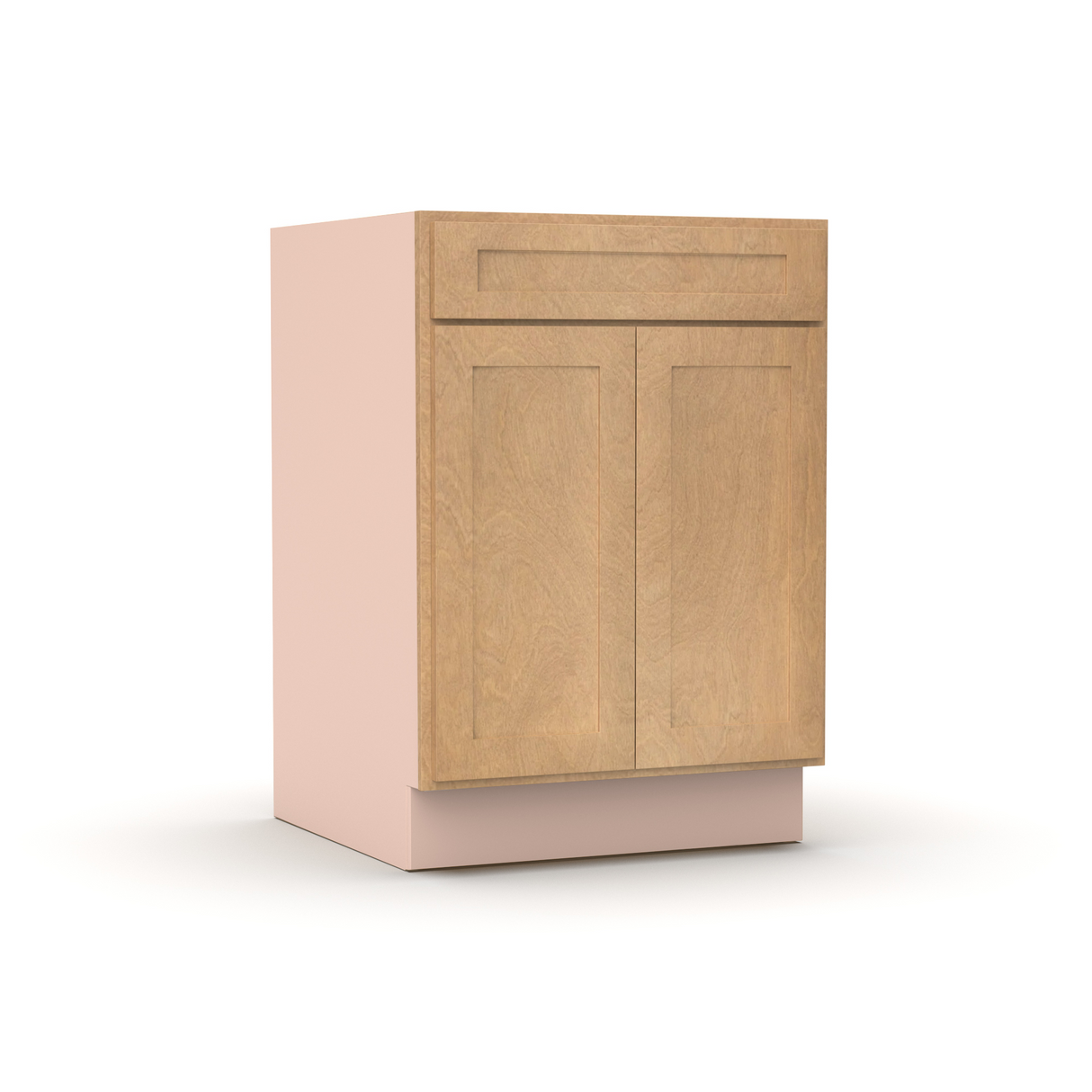 Liberty Shaker Karamel - 24 Inch Double Door Base Cabinet - 24" Width x 34.5" Height x 24" Depth