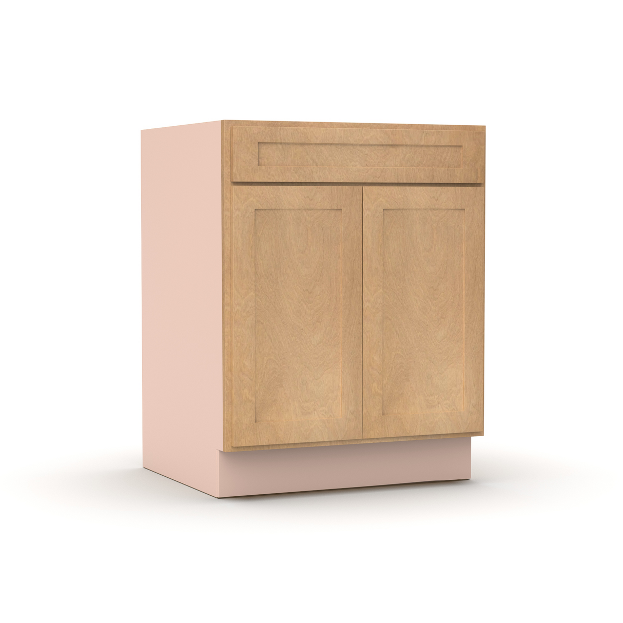 Liberty Shaker Karamel - 27 Inch Double Door Base Cabinet - 27" Width x 34.5" Height x 24" Depth