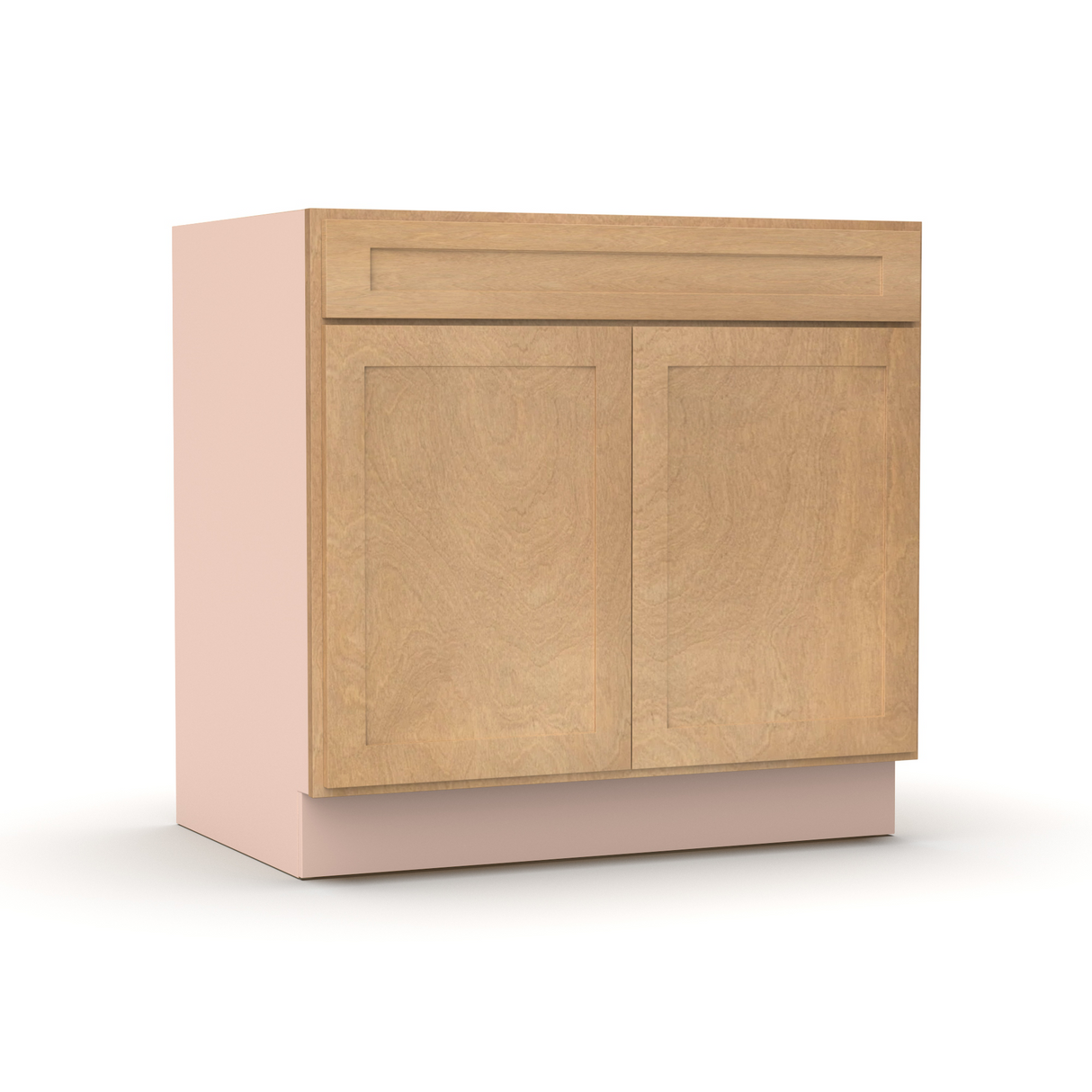 Liberty Shaker Karamel - 36 Inch Double Door Base Cabinet - 36" Width x 34.5" Height x 24" Depth