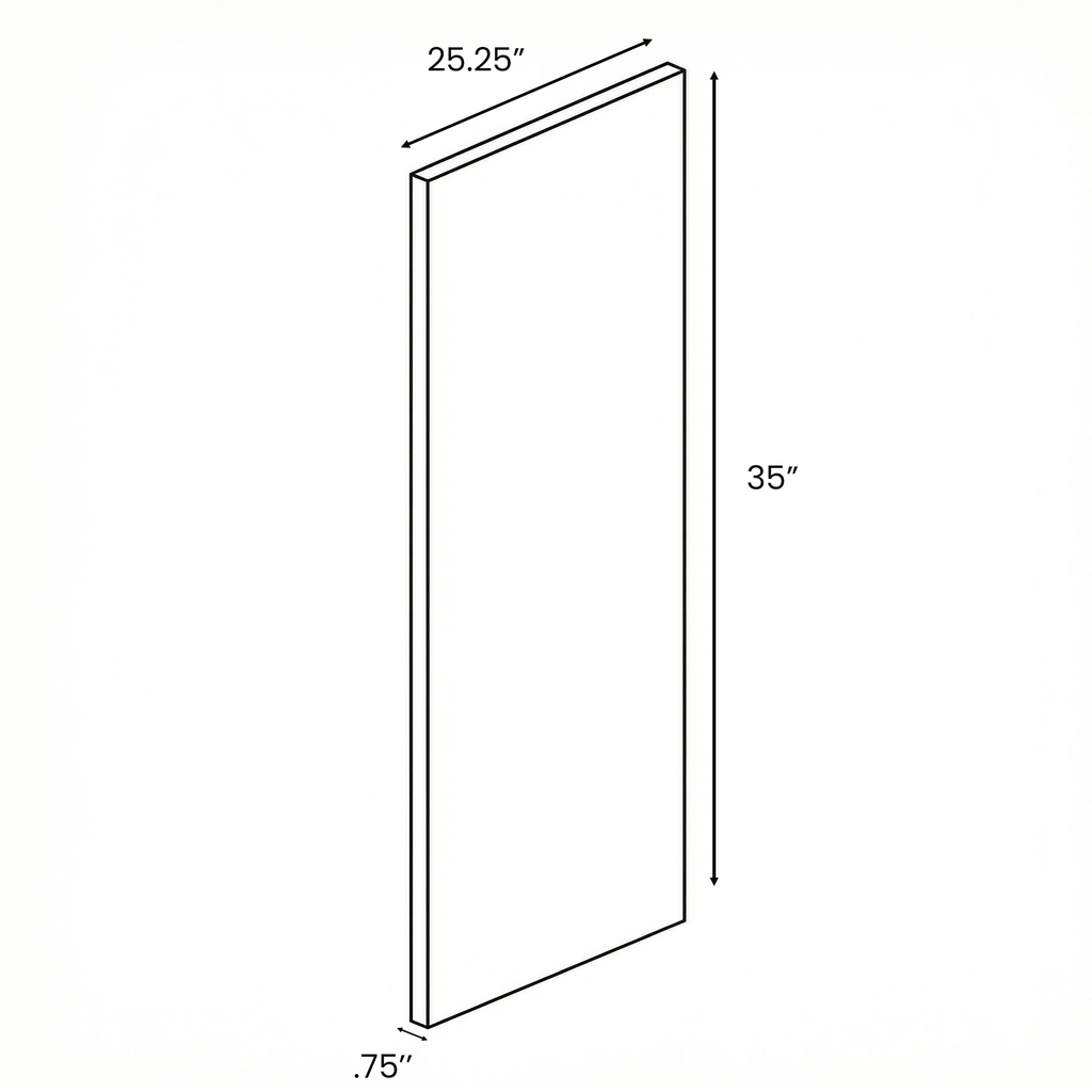 RTA - Forest Green Matte - Base Decorative Door - 25
