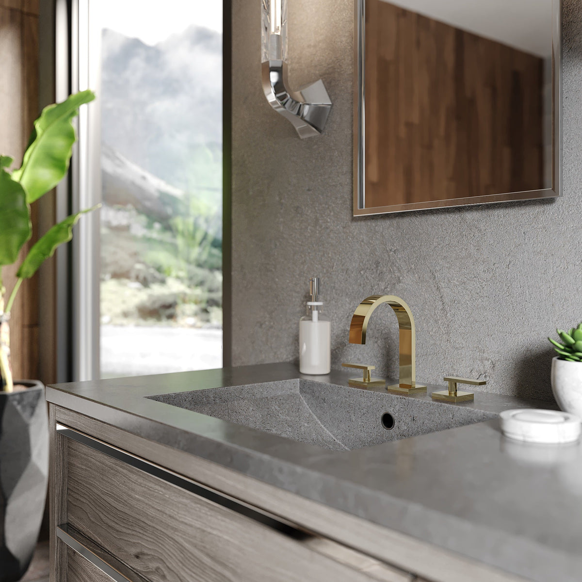 ZLINE Autograph Edition Bliss Bath Faucet in Polished Gold (BLS-BF-PG)
