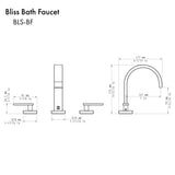 ZLINE Bliss Bath Faucet in Matte Black (BLS-BF-MB)