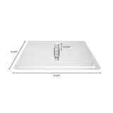 ZLINE Bliss 16 in. Rainfall Shower Head in Chrome (BLS-H16-CH)