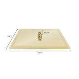 ZLINE 16" Bliss Shower Head in Polished Gold (BLS-H16-PG)