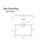 ZLINE Bliss Towel Ring in Chrome (BLS-TRNG-CH)