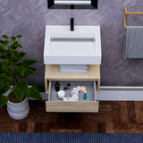 Alysa 24" Floating Bathroom Vanity Set with FLX16 Acrylic Sink
