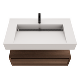 Alysa 36" Floating Bathroom Vanity Set with FLX16 Acrylic Sink