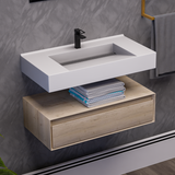 Alysa 36" Floating Bathroom Vanity Set with FLX16 Acrylic Sink