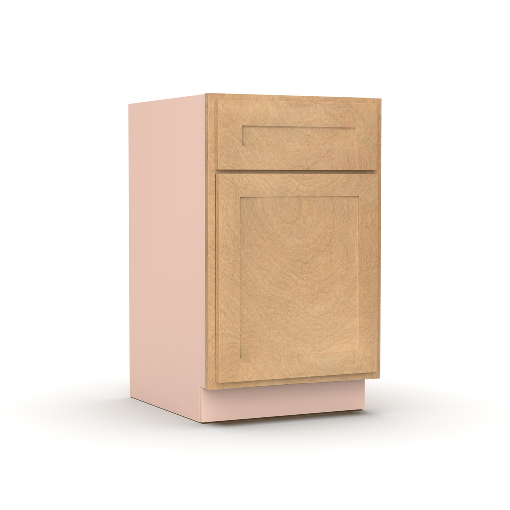 Liberty Shaker Karamel - 18 Inch Waste Basket Base Cabinet - 18