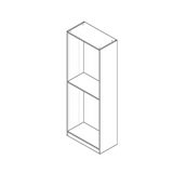 Kansas Oak Closets - 30" Base Closet - 30" Width x 84" Height x 15.625" Depth