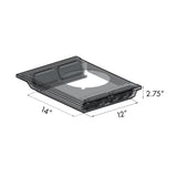 48" ZLINE CrownSound™Ducted Vent Professional Wall Mount Range Hood in Stainless Steel with Built-in Bluetooth Speakers (697CRN-BT-48)