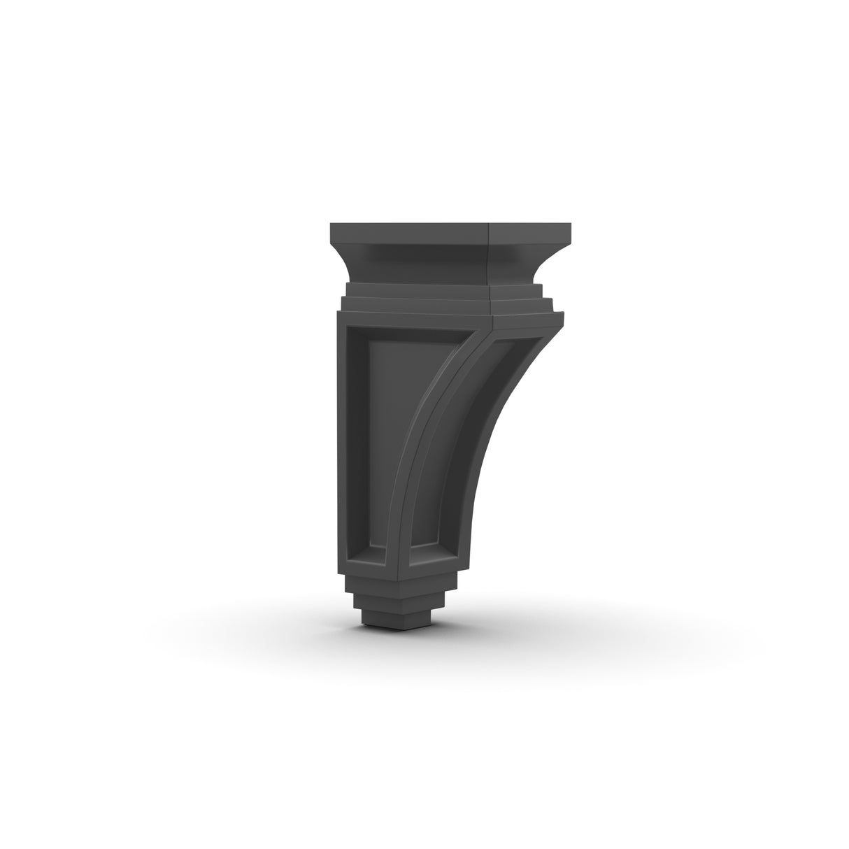 Liberty Shaker Grey - 3 Inch Structural Accessories - 3" Width x 12" Height x 5" Depth