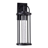 Greenwood LED Black Outdoor Wall Lantern 18 Inch