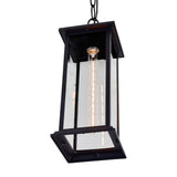 Blackbridge 1 Light Black Outdoor Pendant