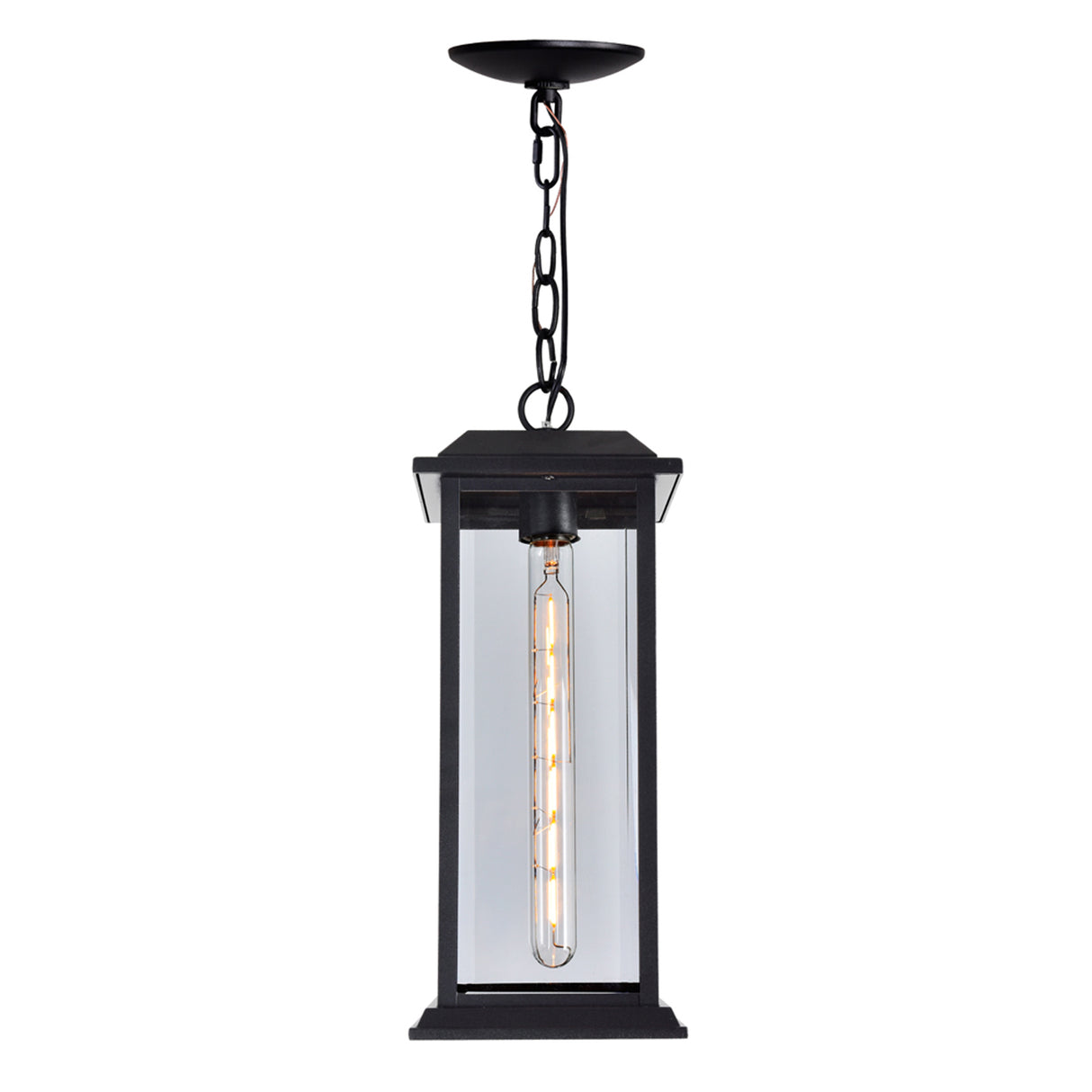 Blackbridge 1 Light Black Outdoor Pendant