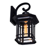 Blackburn 1 Light Black Outdoor Wall Lantern 17-inch