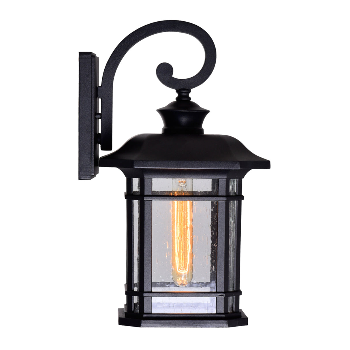 Blackburn 1 Light Black Outdoor Wall Lantern 17-inch