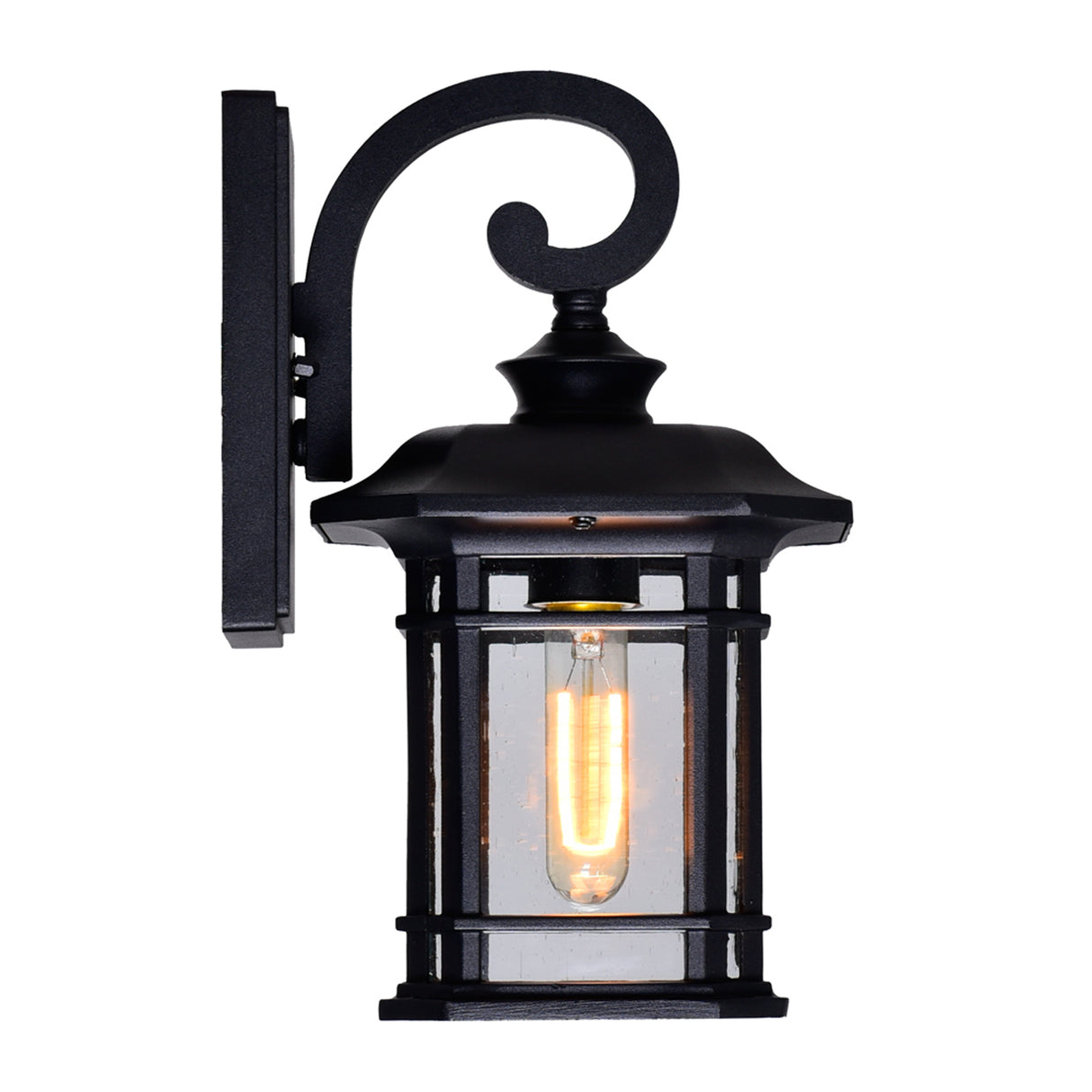 Blackburn 1 Light Black Outdoor Wall Lantern 13-inch