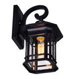 Blackburn 1 Light Black Outdoor Wall Lantern 13-inch