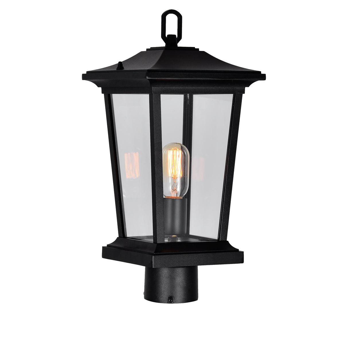 Leawood 1 Light Black Outdoor Lantern Head