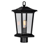 Leawood 1 Light Black Outdoor Lantern Head
