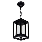 Mulvane 1 Light Black Outdoor Pendant
