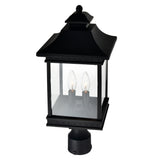 Cleveland 2 Light Black Outdoor Lantern Head