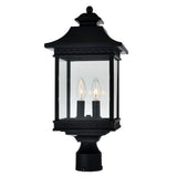 Cleveland 2 Light Black Outdoor Lantern Head
