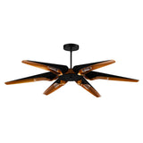 Amar 6 Light  Matte Black Chandelier