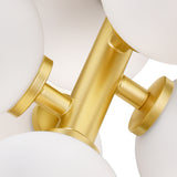 Arya 8 Light Satin Gold Pendant