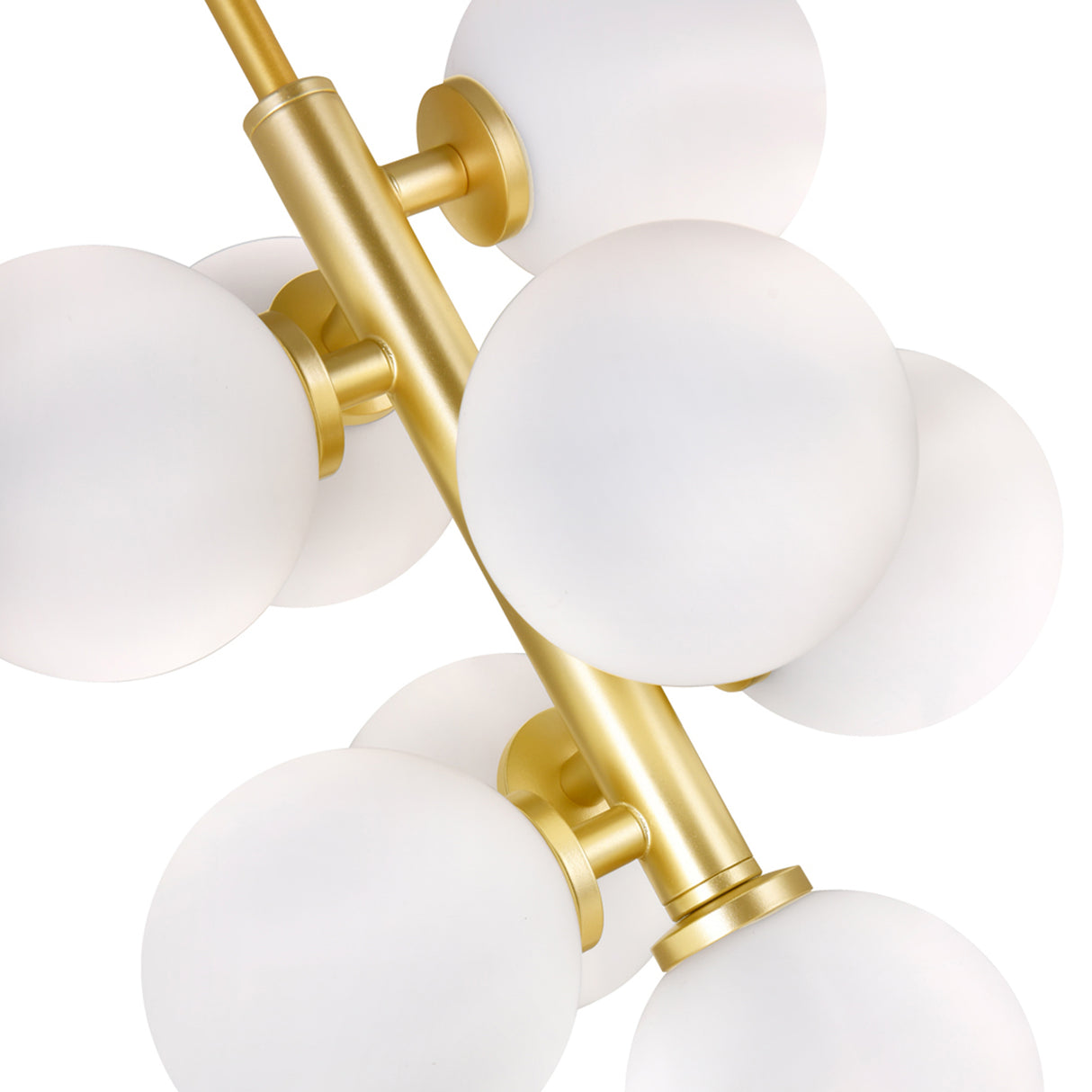 Arya 8 Light Satin Gold Pendant