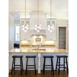 Arya 8 Light Satin Gold Pendant