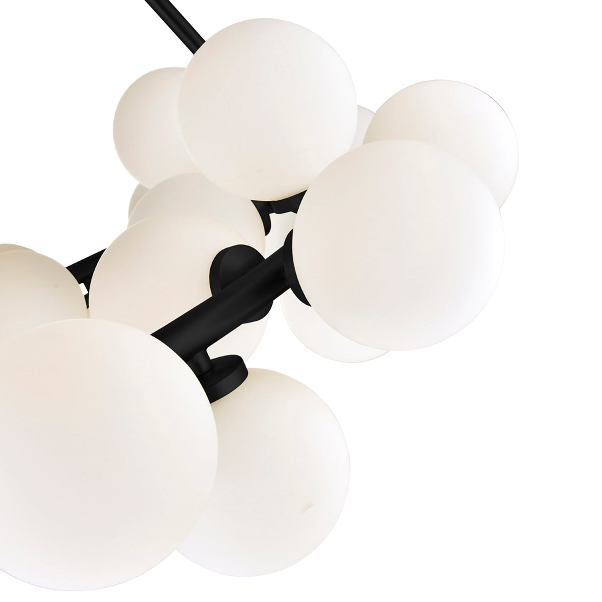 Arya 25 Light Black Chandelier