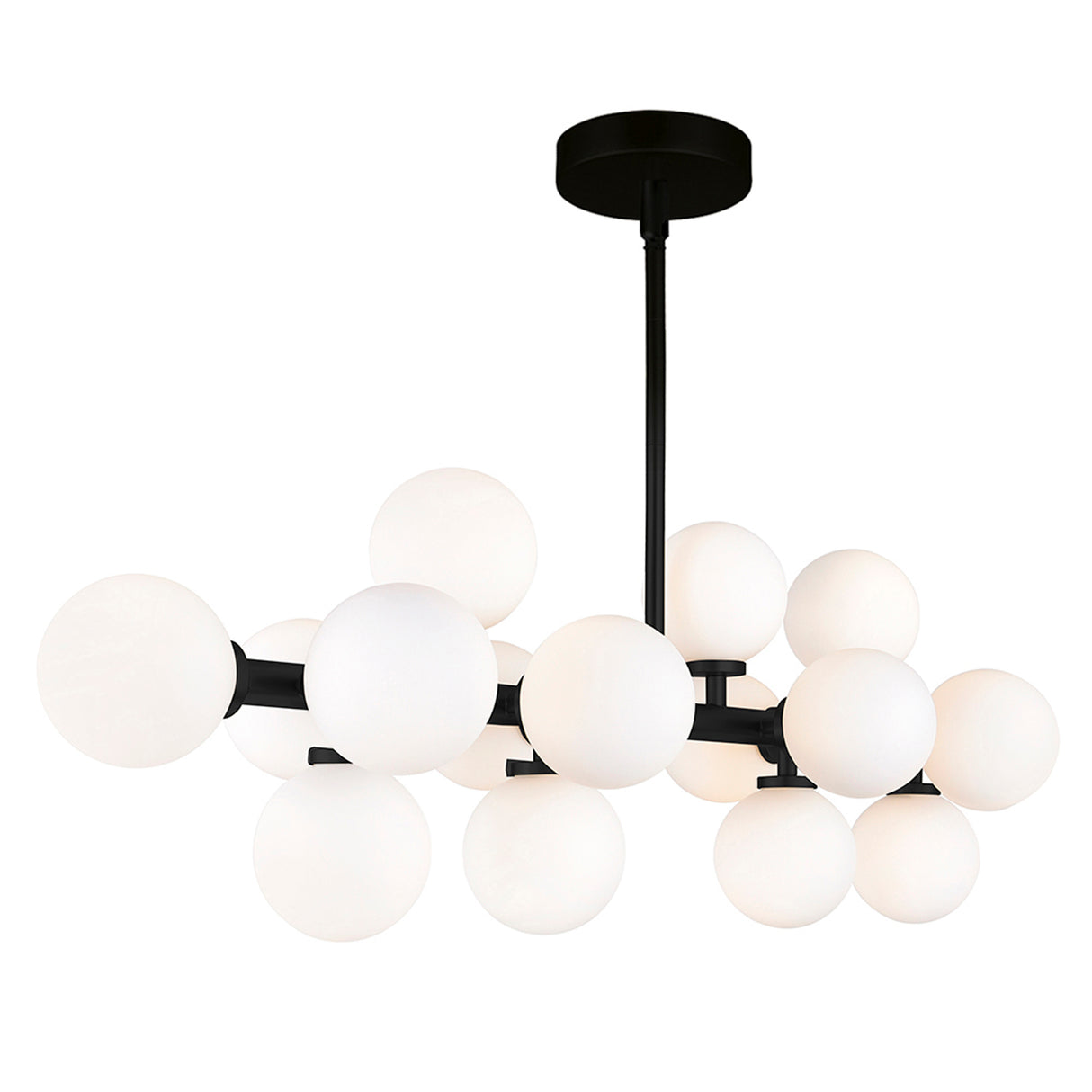 Arya 16 Light Black Chandelier