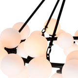 Arya 70 Light Black Chandelier