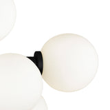 Arya 8 Light Black Vanity Light