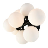 Arya 8 Light Black Vanity Light