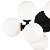 Arya 17 Light Black Vanity Light