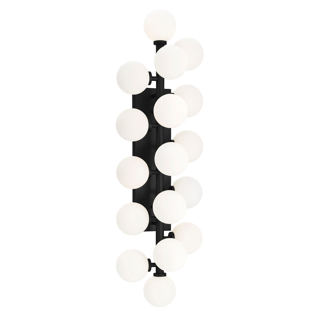 Arya 17 Light Black Vanity Light