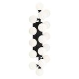 Arya 17 Light Black Vanity Light