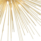 Savannah 8 Light 40in Gold Leaf Flush Mount