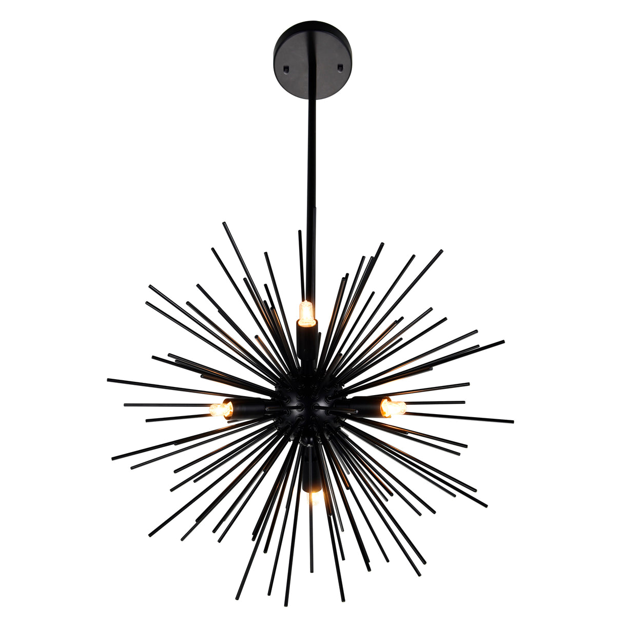 Savannah 9 Light 30in Black Chandelier