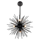 Savannah 9 Light 30in Black Chandelier